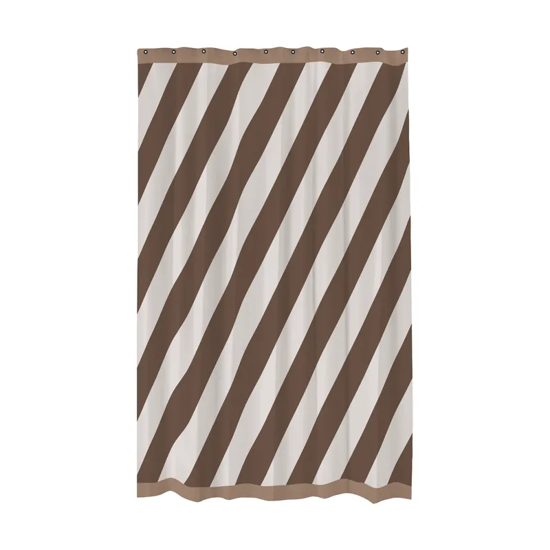 Hot Picks Diagonal shower curtain 150x200 cm, Light blue