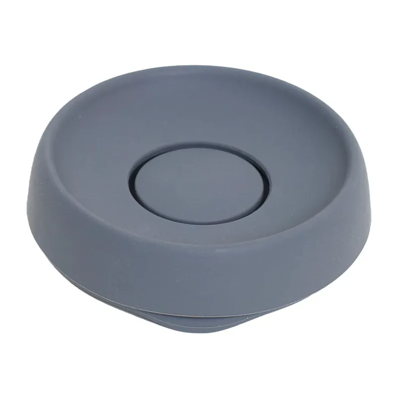 Soap tray with concealed drain spout in silicone - medium, White Markdown