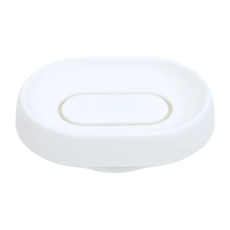 Big Sale Soap tray with concealed drain spout in silicone - large, Graphite