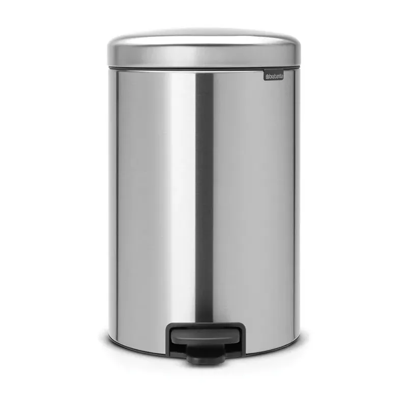 Certified New Icon pedal bin 20 liter, white