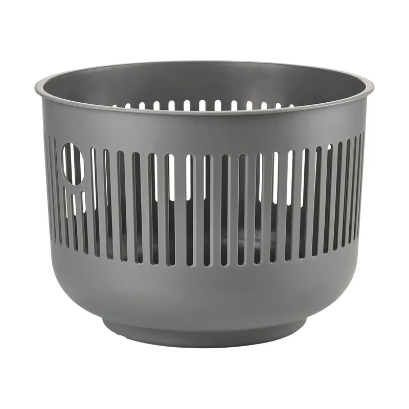 Ume laundry basket Ø40x29 cm, Soft Grey Buy Direct
