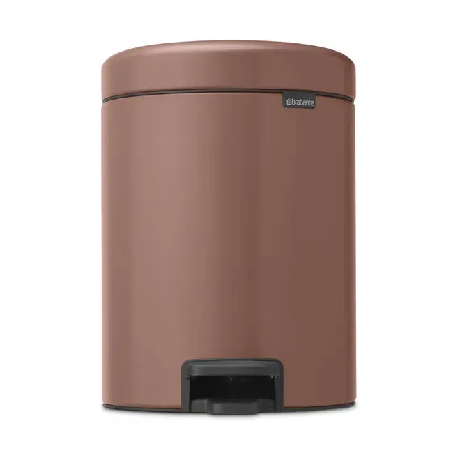 Authentic New Icon pedal bin 5 liter, matte black