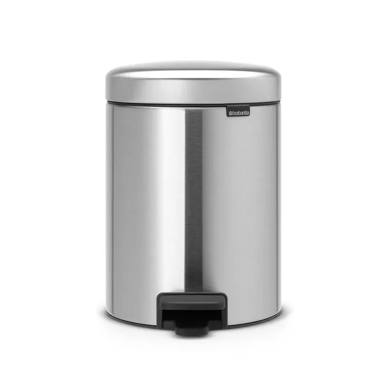 New Icon pedal bin 5 liter, matte black One Day Deal