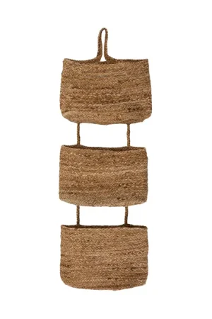 Big Sale Ramla wall mounted storage basket 35x109 cm, Natural
