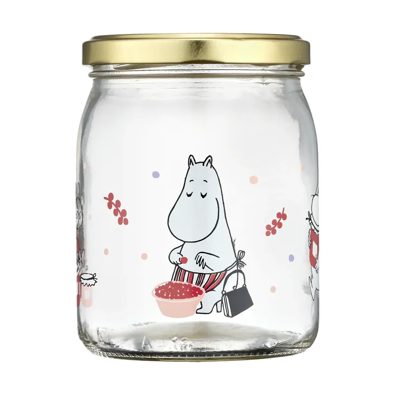 Discount Mumin glass jar 50 cm, Berries