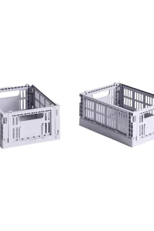 Budget HAY Colour Crate Mini 2-pack 13x17 cm, Off white