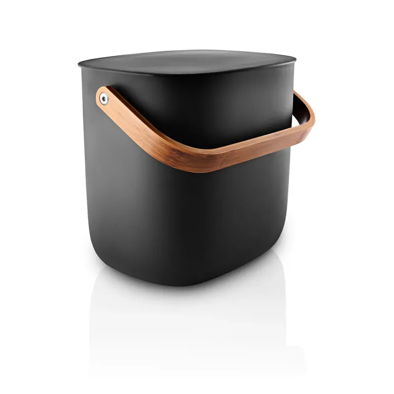 Time-Limited Reflect waste bin 6 L, Black-brown
