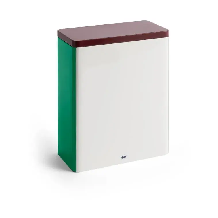 New Release HAY Tin Container x-large, Off white-blue-red