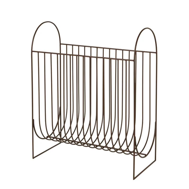 Maggie newspaper stand, puce aubergine New Arrival