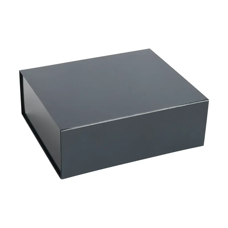 Colour Storage M box with lid 29,5x35 cm, Black Clearance