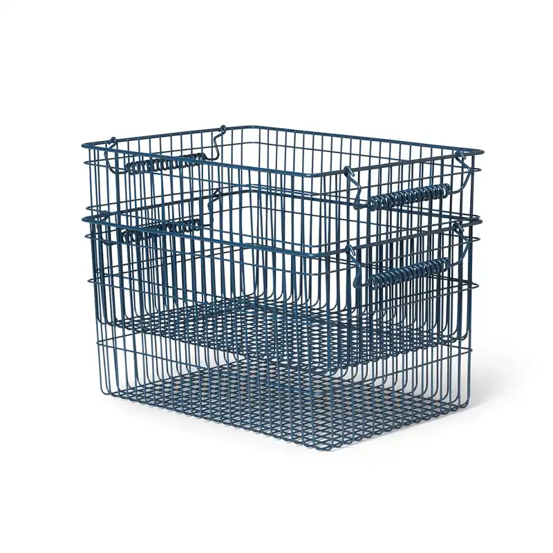 Cala stackable basket 2-pack, Cashmere Hot Deal