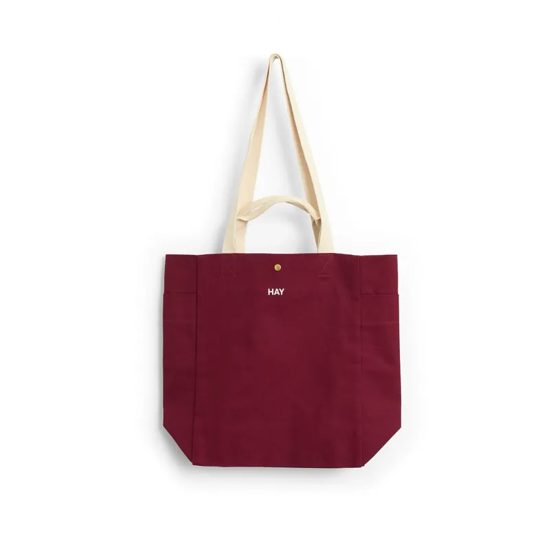 While Supplies Last Everyday Tote Bag bag, Burgundy