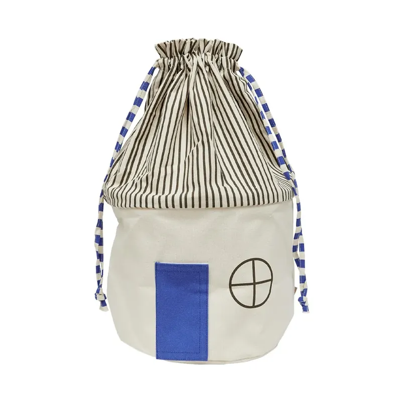 Hot Deal Koya storage basket large, Optic Blue
