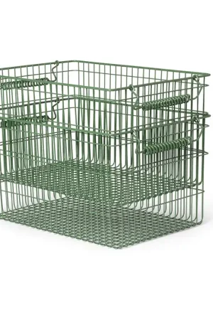 Cala stackable basket 2-pack, Cashmere Special Discount