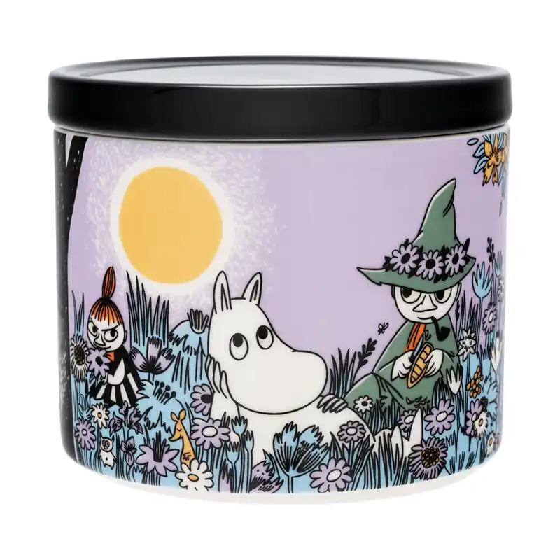 Same Day Shipping Friends forever Moomin biscuit tin, 11 cm
