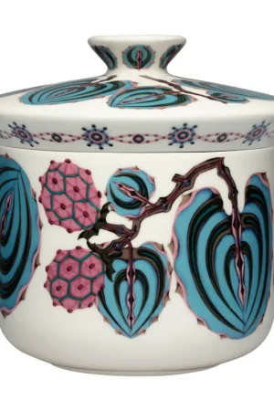 Buy Direct Taika Sato jar Ø17x16 cm, White-multi coloured