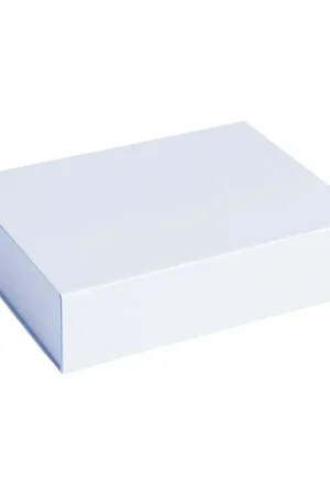 Bulk Order Colour Storage S box with lid 25,5x33 cm, Vibrant blue