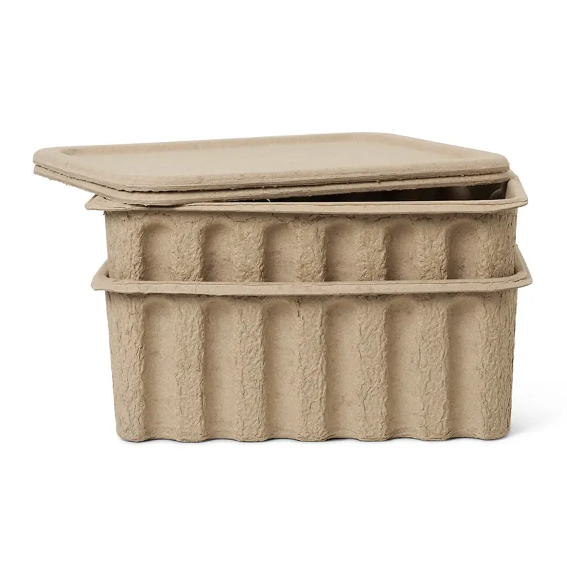 Ferm large box paper with lid 2-pack, brown Limited Offer