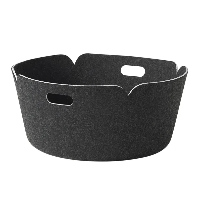 Best Seller Restore storage basket round, Midnight blue