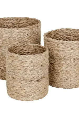 Twisted storage box small 3-pack, Nature-grey Hot Picks