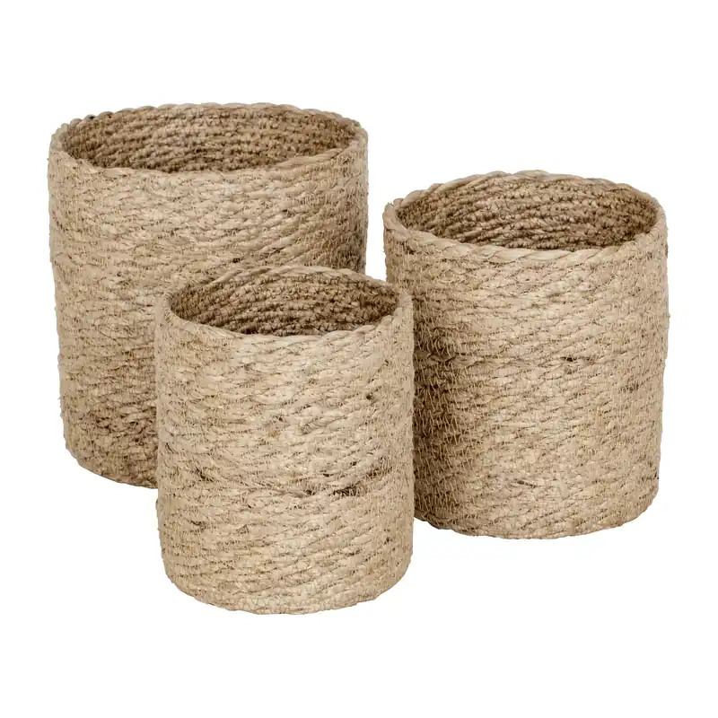 Twisted storage box small 3-pack, Nature-grey Hot Picks