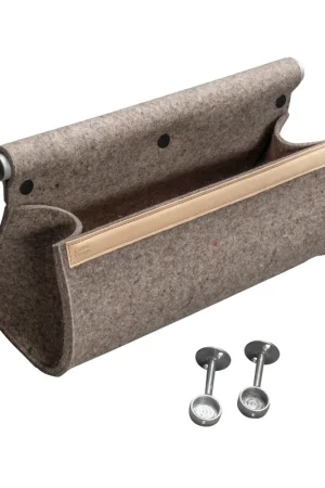 Ulrika wall storage, natural wool-aluminum Popular