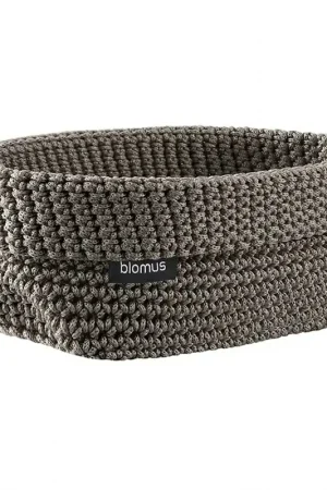 Affordable Tela textile basket L 12x20 cm, Sand