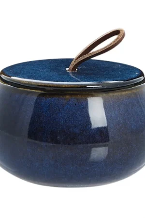 Amera storage jar with lid blue, Ø12 cm Fresh Stock