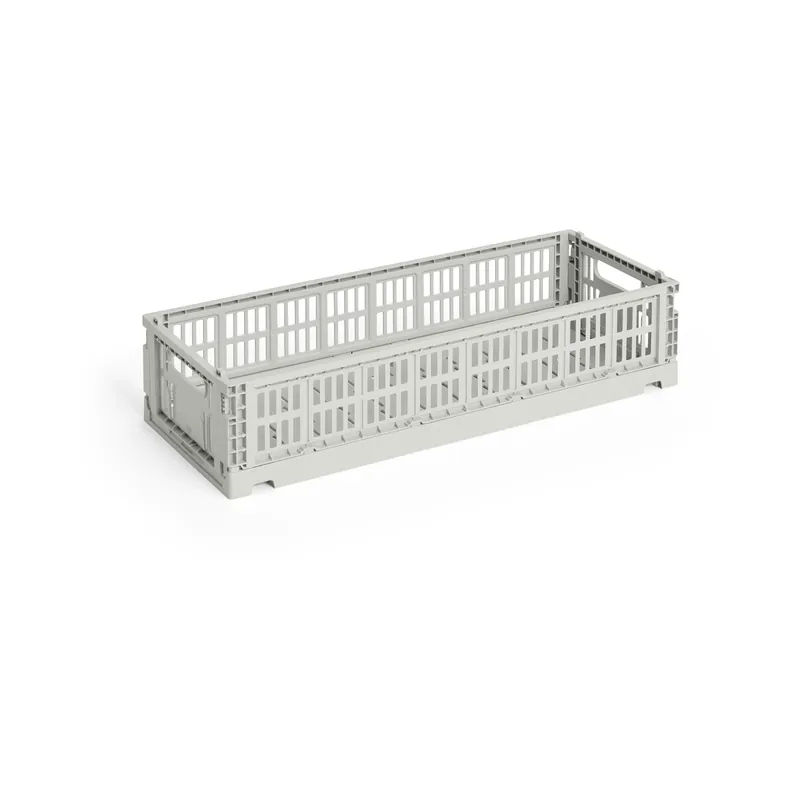 Best Price Colour Crate Mini Oblong 13x34.5 cm, Grey