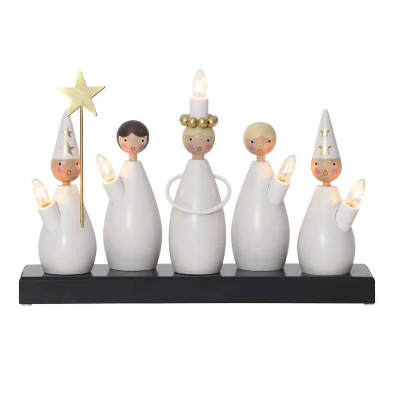 Lucia Choir candle arch, White Affordable