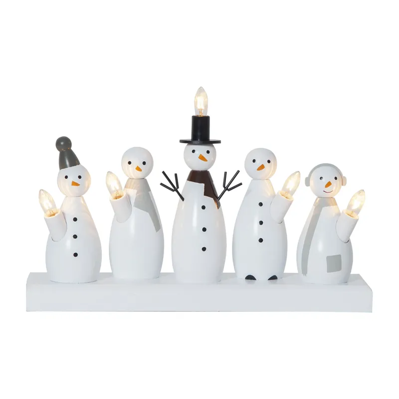 Snowman advent candle, White Get Yours