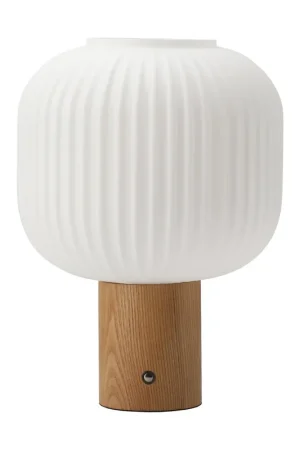 Save Now Fair portable table lamp, Frosted glass-ash