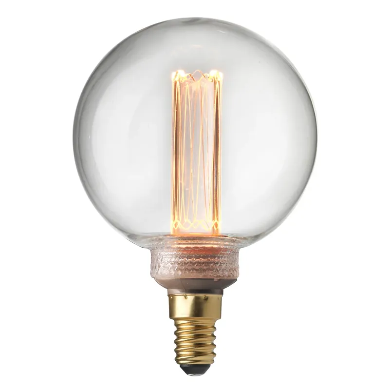 Bargain Laser filament light bulb LED E14, 8 cm, E14
