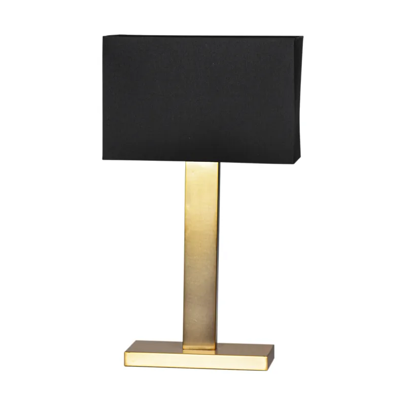 Fan Favorite Prime table lamp 69 cm, Brass-black shade