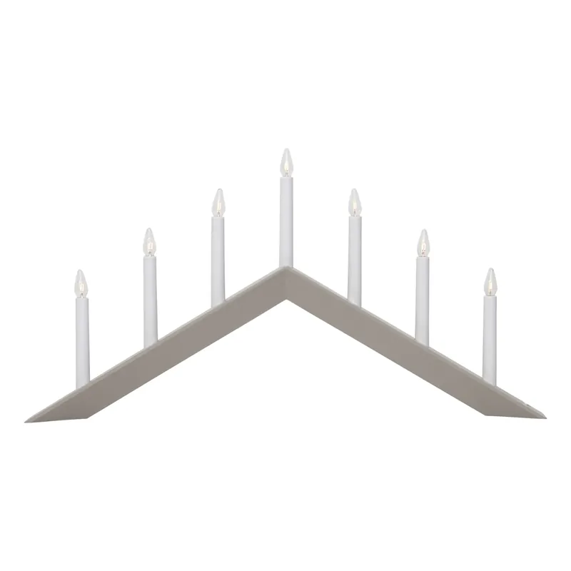 Arrow candle holder 36 cm, Beige Same Day Shipping