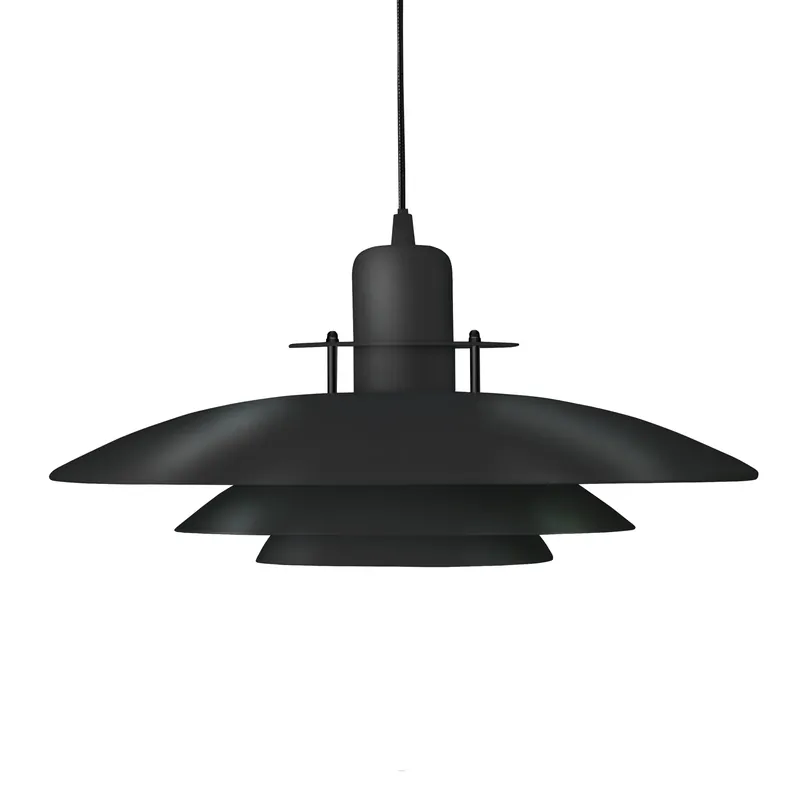 Primus pendant lamp Ø43 cm, black Certified