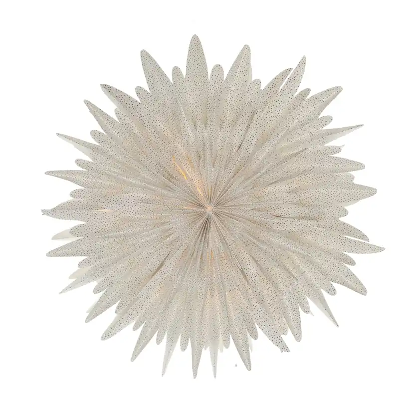 Best Price Luna advent star white with dots, 60 cm