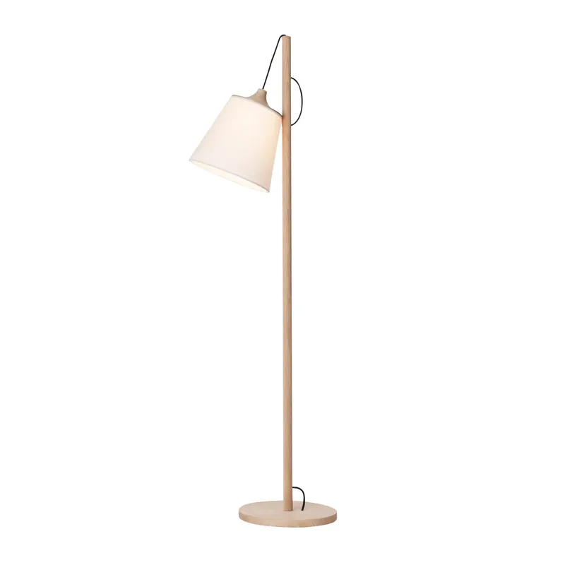 Money Back Guarantee Pull floor lamp, white