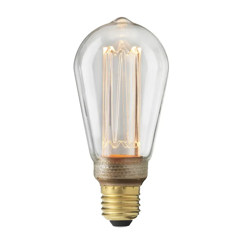 Original Laser filament LED E27 dimable, 6.4 cm, E27