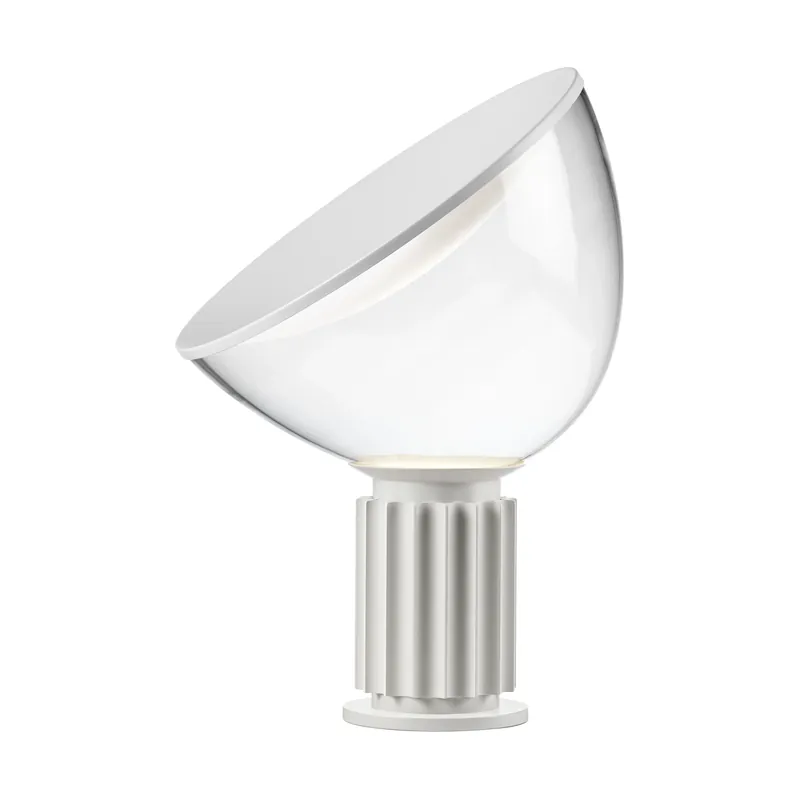 Taccia Small table lamp LED 48.5 cm, Matte white, glass dome Super Sale