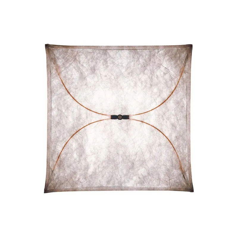 While Supplies Last Ariette 2 wall lamp, White, textile fabric/steel frame