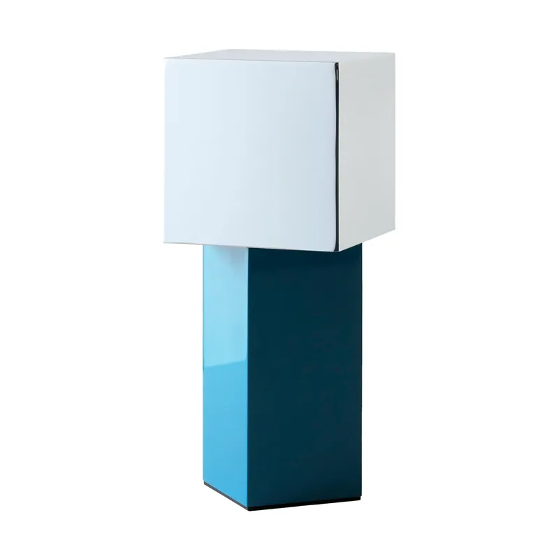 Worldwide Shipping Pivot ATD7 portable lamp, Blue silver