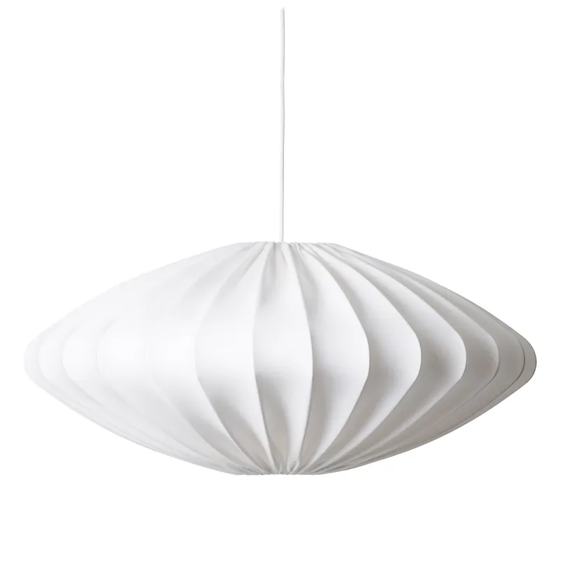 Ellipse lamp shade 80 cm cotton, White Deal