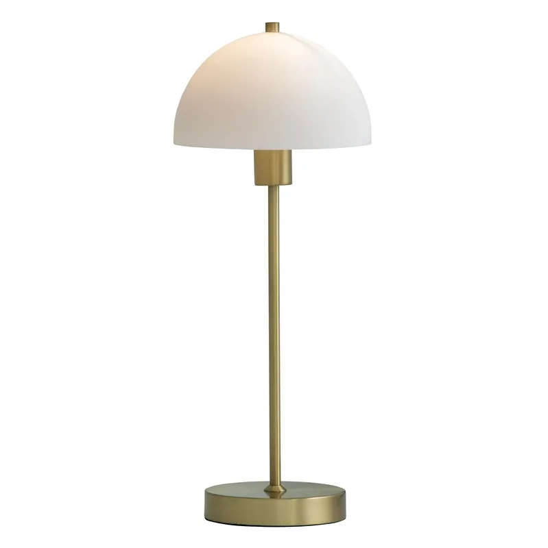 Premium Vienda table lamp, brass-white