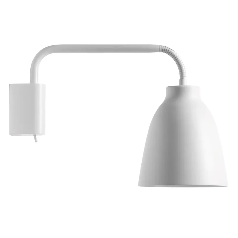 Handmade Caravaggio Read wall lamp, White
