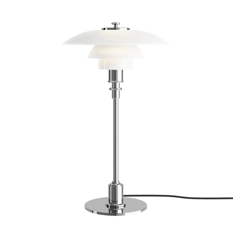 Latest PH 2/1 table lamp, Chome
