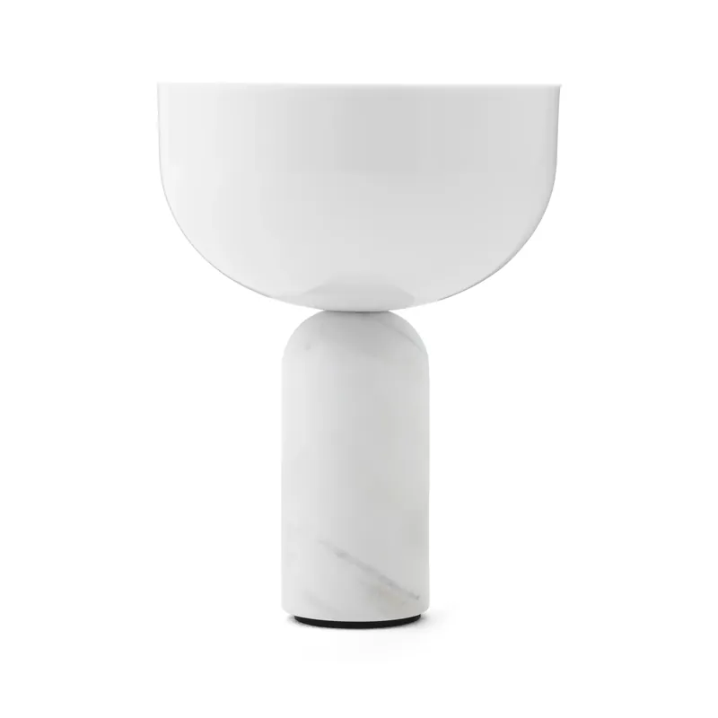 Kizu portable table lamp, White marble Money Back Guarantee