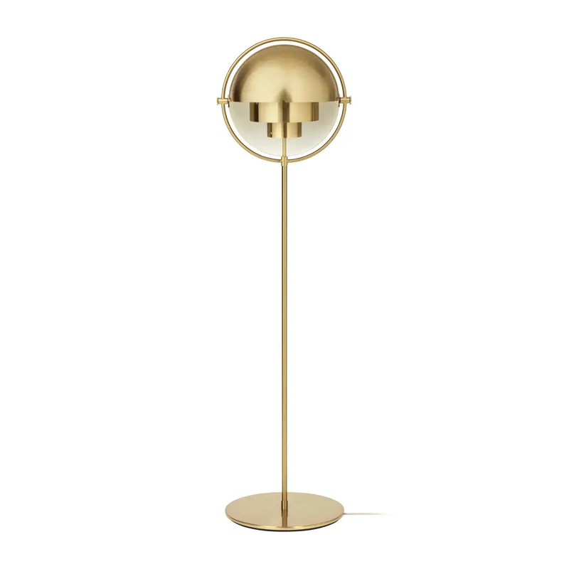 Modern Multi-Lite floor lamp, Bronze-black