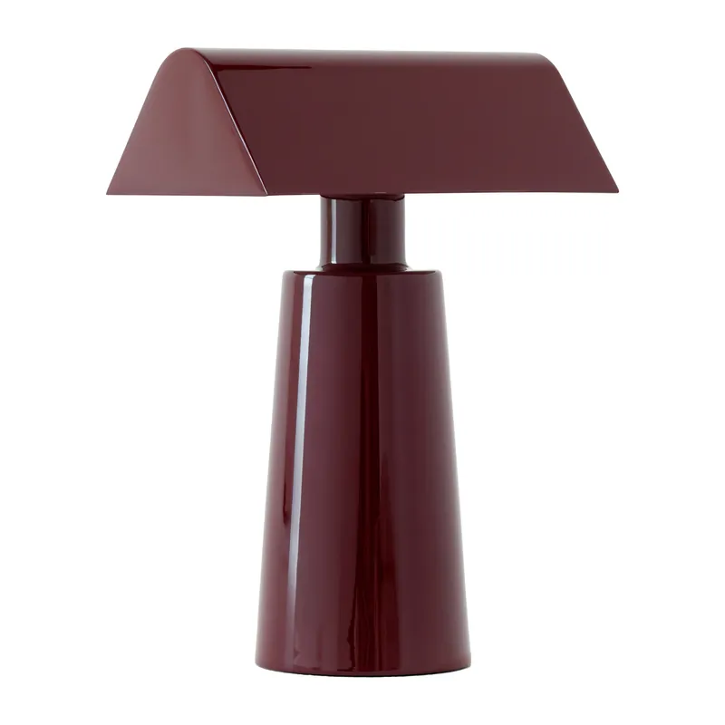 Caret MF1 portable table lamp, Dark burgundy One Day Deal