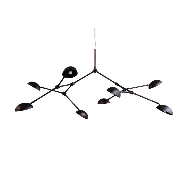Exclusive Drop Chandelier chandelier, Burned black